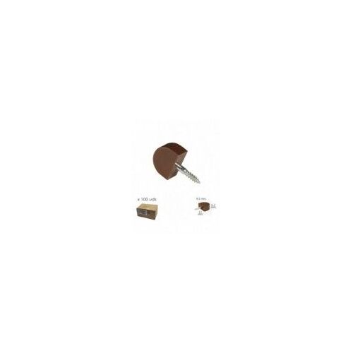 Soporte Estanteria Tornillo Pequeño Marron (Caja 100 unidades)