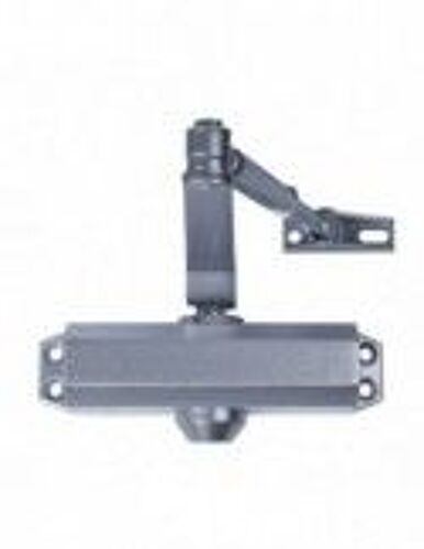 Cierra Puertas Con Retenedor Fuerza 2. Color Plata (Puertas 70/90 cm.)