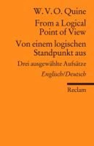 From A Logical Point Of View / Von Einem Logischen Standpunkt Aus