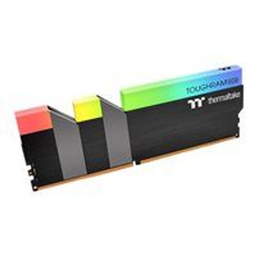 Thermaltake TOUGHRAM RGB - DDR4 - kit - 16 Go: 2 x 8 Go - DIMM 288 broches - 3200 MHz / PC4-25600 - CL16 - 1.35 V - mémoire sans tampon - non ECC - noir