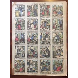 Le Faux Mendiant, Imagerie Pellerin, Imagerie D'epinal N° 1130