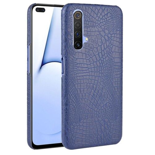 Classique Élégant Étui Pour Realme X3 Anti Éraflure Compatibilité Housse De Protection Mode Classique D'alligator - Bleu