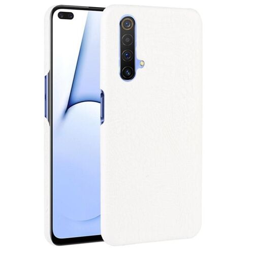 Classique Élégant Étui Pour Realme X3 Anti Éraflure Compatibilité Housse De Protection Mode Classique D'alligator - Blanc