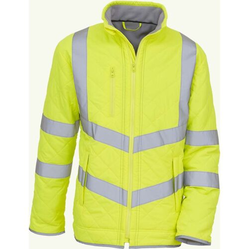 Veste de travail haute visibilité déperlante hiver Yoko Kensington Jaune XL