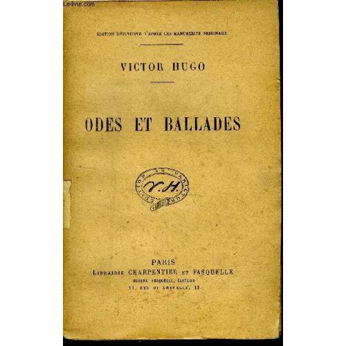 Odes Et Ballades