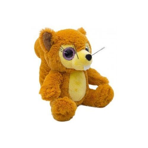 Peluche Écureuil Brun 15 Cm - Peluche Animaux De La Foret - Doudou Enfant