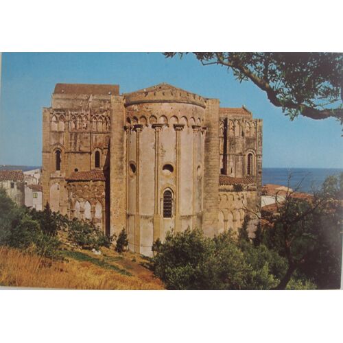 Italie.. Sicile . Cefalu . Abside De La Cathédrale X I I Siècle.