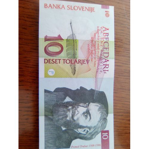 Billet 10 Tala Slovénie 1992