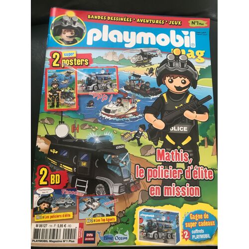 Playmobil Mag N.1 Plus : Mathis Le Policier D Elite En Mission - 2019