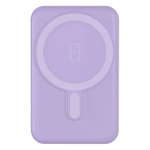 Batterie Externe Bigben Connected Magsafe 5000 Mah Magnet Usb A+C 10 W Violet