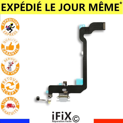 Nappe Connecteur De Charge Iphone Xs Gris