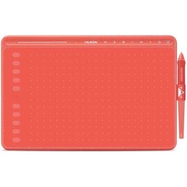 Tablette graphique HUION HS611 10X6 pouces avec stylet sans batterie, barre à une touche(Rouge)