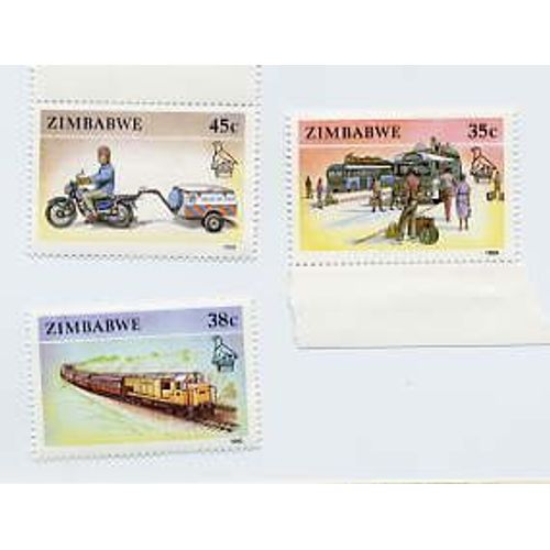 Zimbabwe - 3 Timbres Neufs - Transports