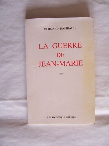 La Guerre De Jean-Marie - Récit
