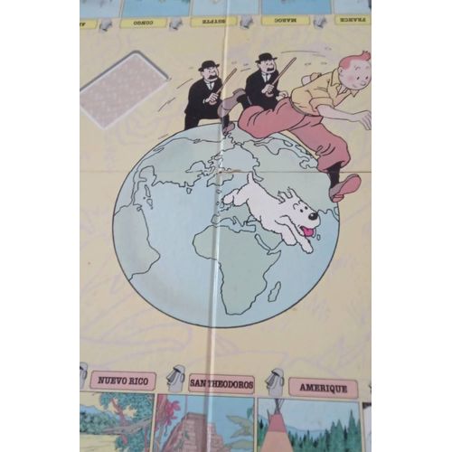 Tintin Et Le Piège Du Totem Dhor -Plateau De Jeu-