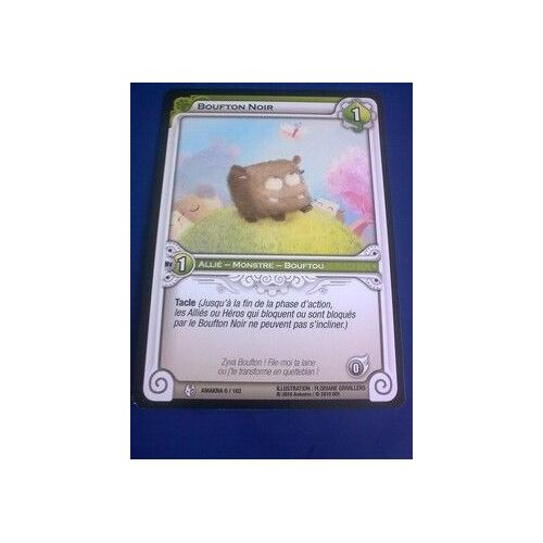 Carte Wakfu Boufton Noir - Edition Amakna - 6/162
