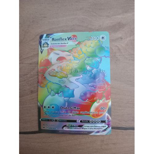 Carte Pokémon Ronflex Vmax Gigamax 206/202