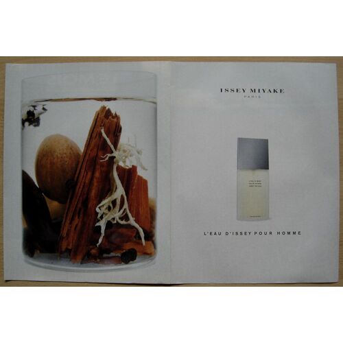 Publicité Papier - Parfum L' Eau D' Issey Miyake De 1999
