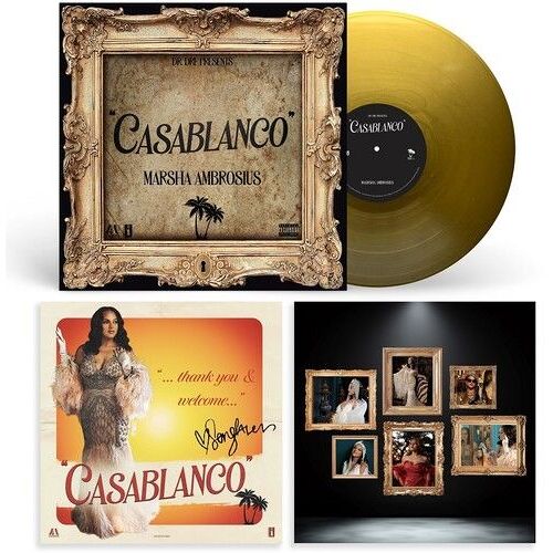 Marsha Ambrosius - Casablanco (Signed) [Vinyl Lp] Explicit, Colored Vinyl, Gold, Ltd Ed, Autographed / Star Signed
