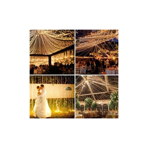 Guirlande Lumineuse Exterieur Et Interieur, 100m 600 Ledguirlande Lumineuse Sapin Avec Prise Modes Etanche Guirlande Noel Exterieur Decoration Pour Chambre, Sapin, Noel, Mariage, Jardin Goodnice