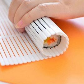Tapis De Rouleau À Sushi Bricolage, Moule À Rouleaux À Sushi Lavable Et Réutilisable, Polymères De Moule À Sushi Bricolage, Rouleau À Riz Japonais, Rouleau À Gâteau