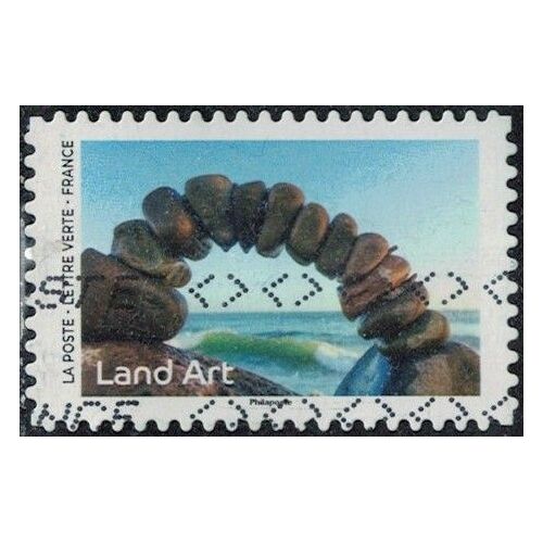 France 2024 Oblitéré Used Land Art Arche Rocheuse Sur La Plage Y&t Fr 2383 Su