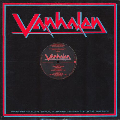 Van Halen - Runnin The Devil - Special Radio Vinyle Rouge