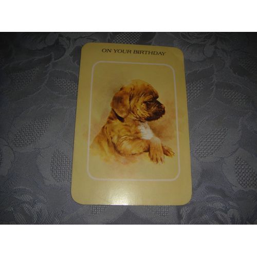 Carte Anniversaire 'on  Your Birthday'