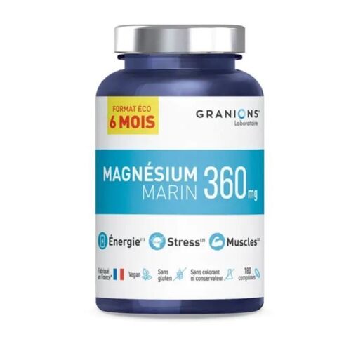 Granions Magnésium Marin 360mg 180 Comprimés 