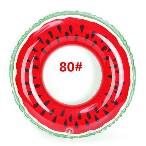 Cercle Gonflable De Flotteur De Piscine D'anneau De Natation D'enfants Adultes Gonflables De Pastèque - Modèle: 80cm - Htbyyqa12435