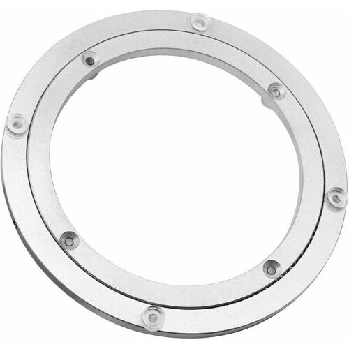 Roulement De Table Tournante En Alliage D'aluminium, Table Tournante Pivotante A Usage Intensif Rotating Bearing Turntable Round Dining Table Smooth Swivel Plate Hardware, 8"" Goodnice
