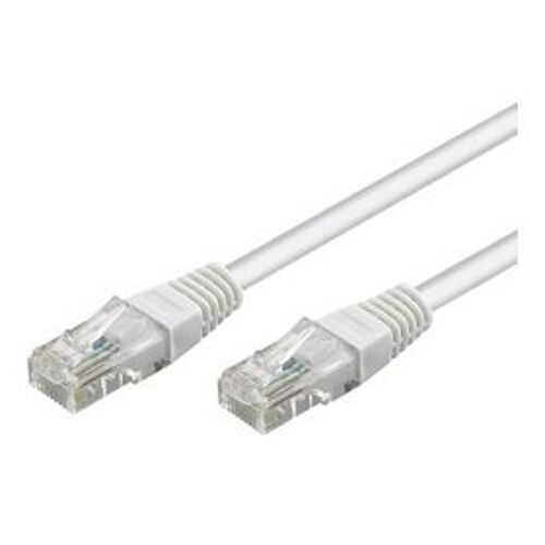 Câble réseau, Ethernet/Lan catégorie 6 UTP, blanc, 1m cd68633