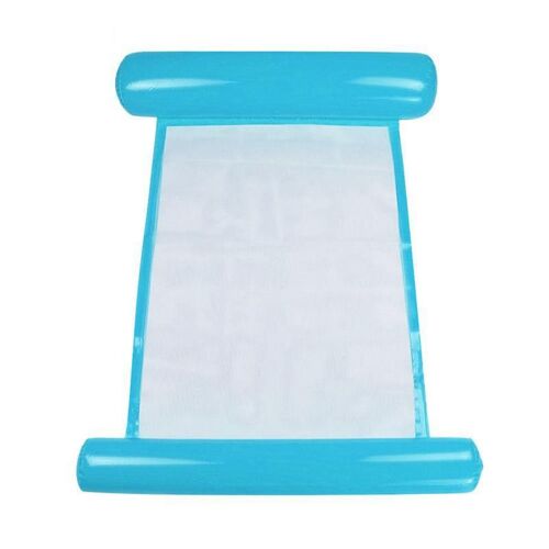 Blue -Hamac Gonflable À Eau, Anneaux De Natation, Lit De Piscine, Accessoires De Plage, 120cm X 70cm