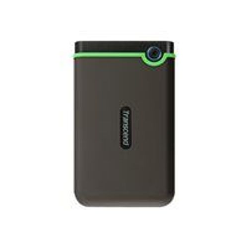 Transcend StoreJet 25M3 - Disque dur - 4 To - externe (portable) - 2.5" - USB 3.1 Gen 1 - AES - gris de fer