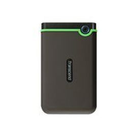 Transcend StoreJet 25M3 - Disque dur - 4 To - externe (portable) - 2.5" - USB 3.1 Gen 1 - AES - gris de fer