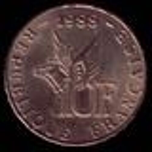 10 Francs Roland Garros.1988.Tbe.