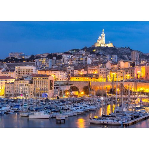 Marseille, La Nuit - Puzzle 500 Pièces