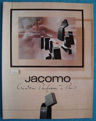 Publicité Papier - Parfum Jacomo De Jacomo De 1982