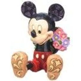 Enesco Enesco-4054284-Disney Trad-Mickey Assis Mini Figurine, Résine, Multicolor, 4x6x6 Cm
