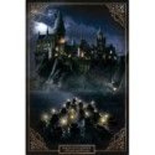 Abystyle - Harry Potter - Poster « Château De Poudlard » Roulé Filmé (91.5x61cm)