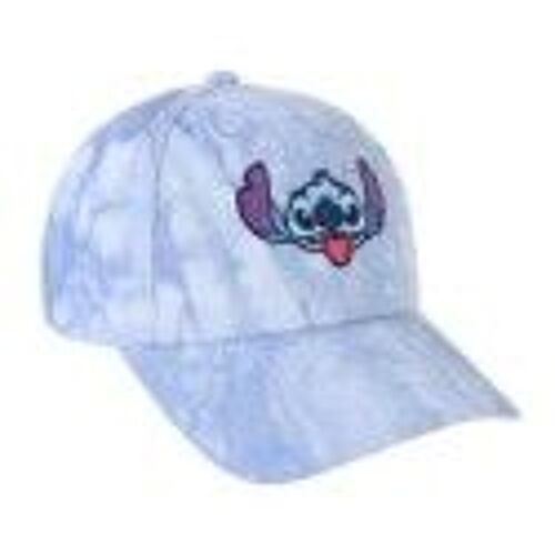 Cerdá Life's Little Moments Casquette À Visière Courbée Stitch - Bleu - Taille Adulte - Détail Personnage Brodé