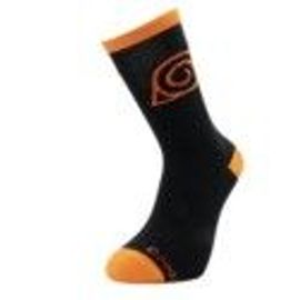 Abystyle - Naruto Shippuden - Chaussettes - Noir & Orange - Konoha
