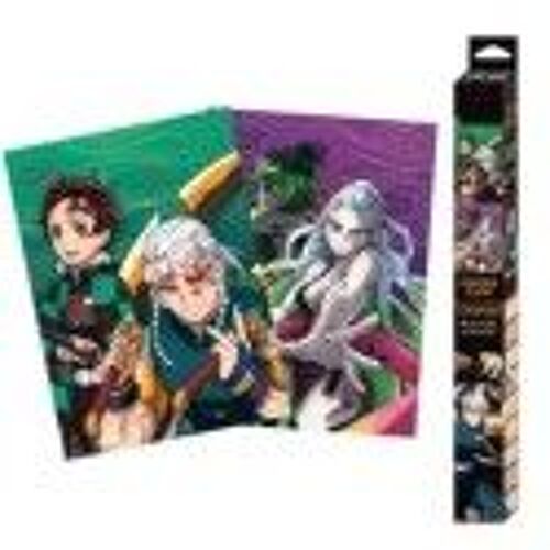Gb Eye - Set 2 Chibi Posters Le Quartier Des Plaisirs (52 Cm X 38cm)