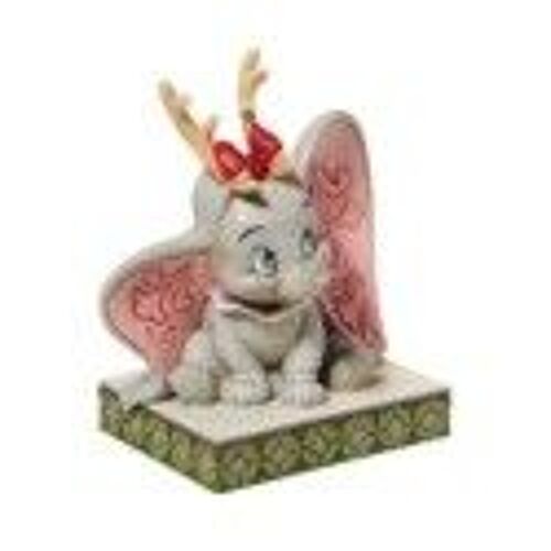 Disney Traditions 6008985 Figurine Dumbo Volant En Forme De Renne Multicolore 10 Cm