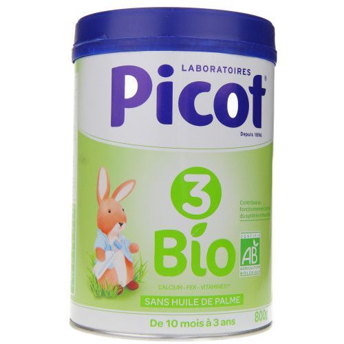 Picot 3 Lait De Croissance Bio 800 G