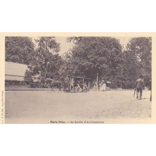 Au Jardin D'acclimatation - Réédition D'une Cpa - 1er Choix - Ref 060495