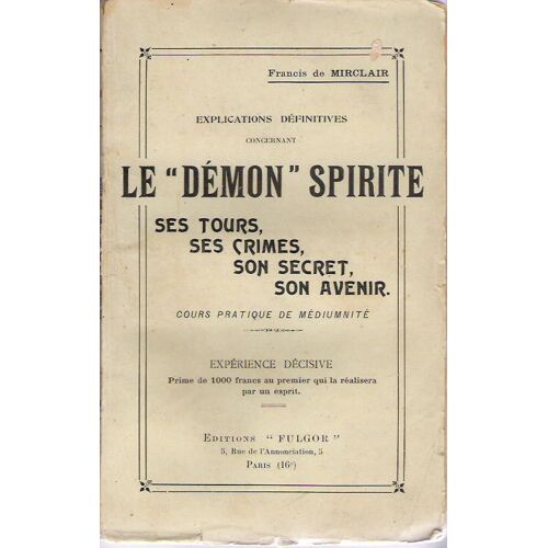 Le 'demon' Spirite
