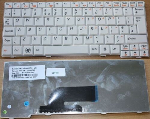 Ibm Pk1308h3b65 Blanc Uk Clavier Pour Ordinateur Portable (Pc) De Remplacement (Key459)