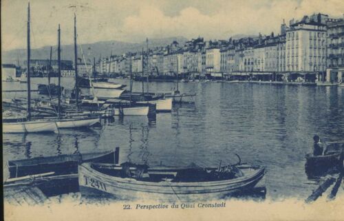 Carte Postale De Toulon (Var) Perspective Du Quai Cronstadt (Réf.22)