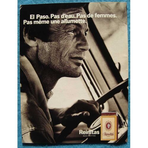 Publicité Papier - Allumettes Reinitas De 1987